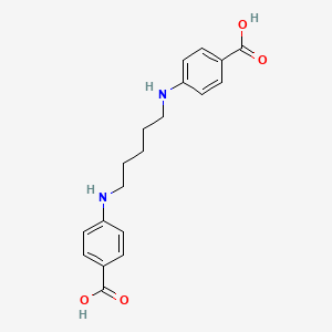 molecular formula C19H22N2O4 B1493878 4,4'-(1,5-Pentanediyldiimino)dibenzoic acid CAS No. 1081849-97-9