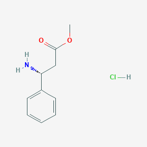 molecular formula C10H14ClNO2 B1493884 Methyl (R)-3-phenyl-beta-alaninate HCl CAS No. 22838-46-6