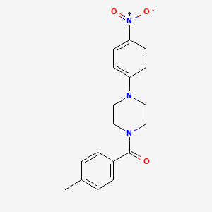 1-(4-Methylbenzoyl)-4-(4-nitrophenyl)piperazine