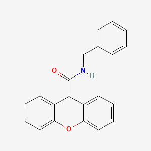 molecular formula C21H17NO2 B14938865 N-benzyl-9H-xanthene-9-carboxamide 