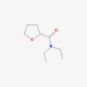 molecular formula C9H17NO2 B14938870 N,N-diethyltetrahydrofuran-2-carboxamide 