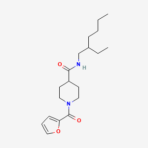 N-(2-ethylhexyl)-1-(furan-2-ylcarbonyl)piperidine-4-carboxamide