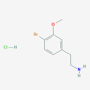 molecular formula C9H13BrClNO B1493917 2-(4-溴-3-甲氧基苯基)乙胺盐酸盐 CAS No. 1159826-47-7