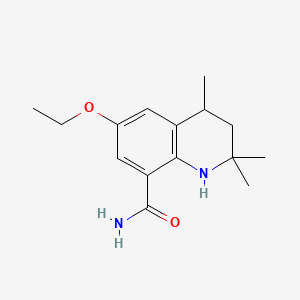 6-Ethoxy-2,2,4-trimethyl-1,2,3,4-tetrahydro-8-quinolinecarboxamide