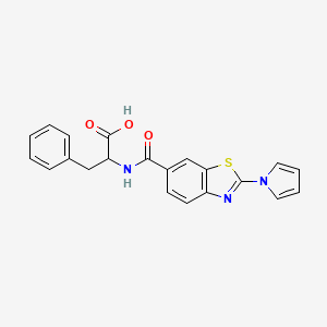 N-{[2-(1H-pyrrol-1-yl)-1,3-benzothiazol-6-yl]carbonyl}phenylalanine