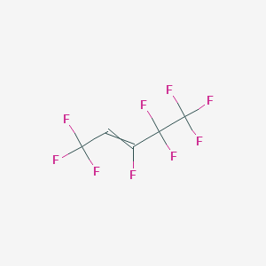 molecular formula C5HF9 B1493931 1,1,1,3,4,4,5,5,5-Nonafluoropent-2-ene CAS No. 73401-37-3