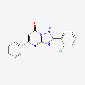 2-(2-chlorophenyl)-5-phenyl[1,2,4]triazolo[1,5-a]pyrimidin-7(4H)-one