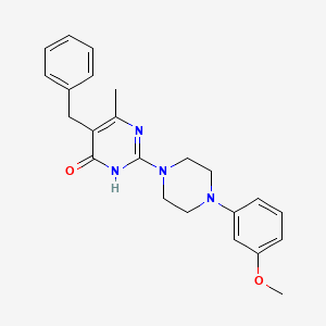 molecular formula C23H26N4O2 B14939401 5-benzyl-2-[4-(3-methoxyphenyl)piperazin-1-yl]-6-methylpyrimidin-4(3H)-one 