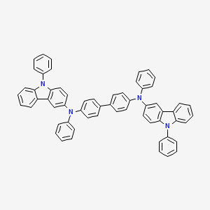 molecular formula C60H42N4 B1493941 N4,N4'-二苯基-N4,N4'-双(9-苯基-9H-咔唑-3-基)-[1,1'-联苯]-4,4'-二胺 CAS No. 887402-92-8