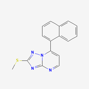 2-(Methylsulfanyl)-7-(1-naphthyl)[1,2,4]triazolo[1,5-a]pyrimidine