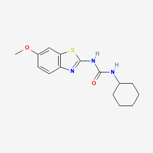 1-Cyclohexyl-3-(6-methoxy-1,3-benzothiazol-2-yl)urea