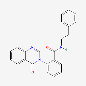 2-(4-oxoquinazolin-3(4H)-yl)-N-(2-phenylethyl)benzamide