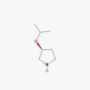 molecular formula C7H15NO B1493960 (S)-3-Isopropoxy-pyrrolidine CAS No. 1016167-98-8