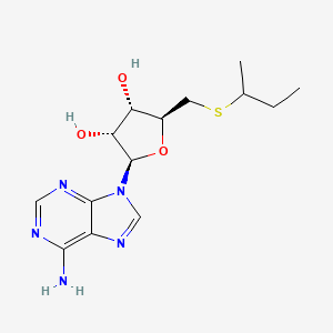 molecular formula C14H21N5O3S B1493961 5'-S-Butan-2-yl-5'-thioadenosine CAS No. 61839-10-9