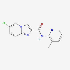 6-chloro-N-(3-methylpyridin-2-yl)imidazo[1,2-a]pyridine-2-carboxamide