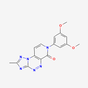 7-(3,5-dimethoxyphenyl)-2-methylpyrido[4,3-e][1,2,4]triazolo[5,1-c][1,2,4]triazin-6(7H)-one