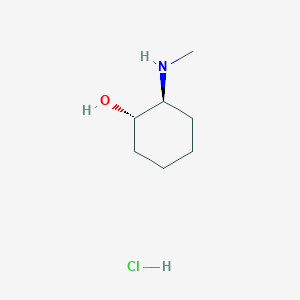 molecular formula C7H16ClNO B1493978 (1S,2S)-2-(Methylamino)cyclohexanol hydrochloride CAS No. 260392-65-2