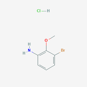 molecular formula C7H9BrClNO B1493981 3-溴-2-甲氧基苯胺盐酸盐 CAS No. 1437383-39-5