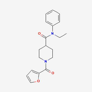 N-ethyl-1-(furan-2-ylcarbonyl)-N-phenylpiperidine-4-carboxamide