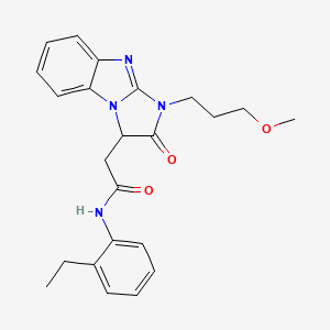 N-(2-ethylphenyl)-2-[1-(3-methoxypropyl)-2-oxo-2,3-dihydro-1H-imidazo[1,2-a]benzimidazol-3-yl]acetamide