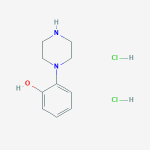 molecular formula C10H16Cl2N2O B1493992 2-(Piperazin-1-yl)phenol dihydrochloride 