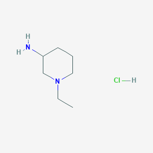 molecular formula C7H17ClN2 B1493997 1-Ethylpiperidin-3-amine hydrochloride CAS No. 1391054-17-3