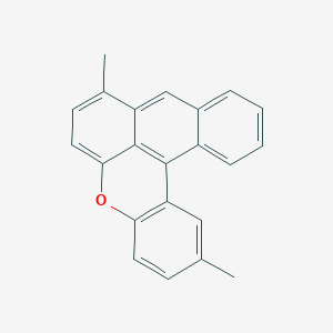 molecular formula C22H16O B149401 2,8-二甲基萘并[3,2,1-kl]呫吨 CAS No. 81-37-8