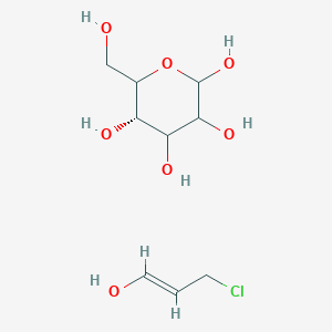 (1E)-3-Chloroprop-1-en-1-ol--D-glycero-hexopyranose (1/1)