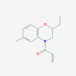 1-(2-Ethyl-6-methyl-2,3-dihydro-4H-1,4-benzoxazin-4-YL)-2-propen-1-one