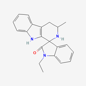 1'-ethyl-3-methyl-2,3,4,9-tetrahydrospiro[beta-carboline-1,3'-indol]-2'(1'H)-one