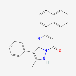 2-methyl-5-(naphthalen-1-yl)-3-phenylpyrazolo[1,5-a]pyrimidin-7(4H)-one