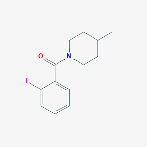 molecular formula C13H16INO B14940284 (2-Iodophenyl)(4-methylpiperidino)methanone CAS No. 346699-60-3