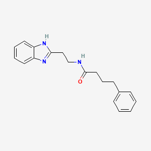 N-[2-(1H-benzimidazol-2-yl)ethyl]-4-phenylbutanamide