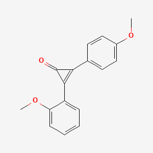 molecular formula C17H14O3 B1494036 2-(2-Methoxyphenyl)-3-(4-methoxyphenyl)cycloprop-2-en-1-one CAS No. 79622-01-8
