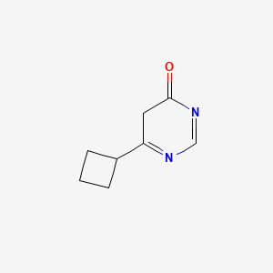 molecular formula C8H10N2O B1494039 4(5h)-Pyrimidinone,6-cyclobutyl- 