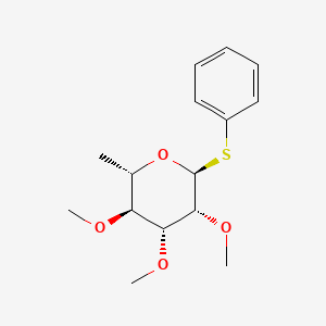 molecular formula C15H22O4S B1494041 Phenyl 2,3,4-tri-O-methyl-alpha-L-thiorhamnopyranoside 