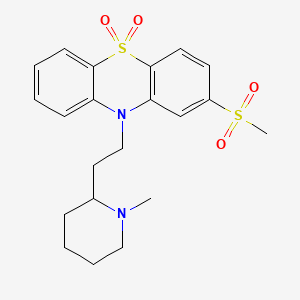 molecular formula C21H26N2O4S2 B1494044 Thioridazine disulfone CAS No. 100574-22-9