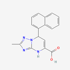 2-Methyl-7-(naphthalen-1-yl)-4,7-dihydro[1,2,4]triazolo[1,5-a]pyrimidine-5-carboxylic acid