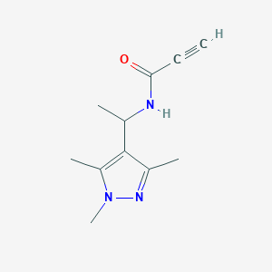 N-[1-(1,3,5-Trimethyl-1H-pyrazol-4-YL)ethyl]-2-propynamide