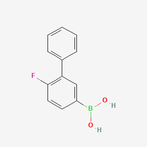 molecular formula C12H10BFO2 B1494056 2-Fluoro-biphenyl-5-ylboronic acid 