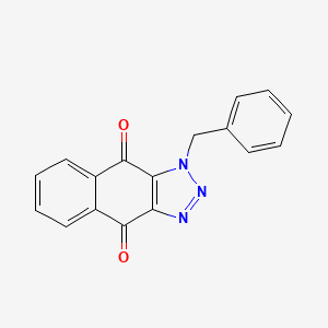 molecular formula C17H11N3O2 B14940581 1-benzyl-1H-naphtho[2,3-d][1,2,3]triazole-4,9-dione 