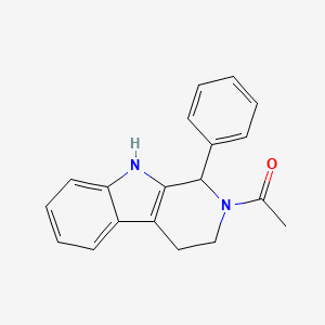 1-(1-Phenyl-3,4-dihydro-1H-pyrido[3,4-b]indol-2(9H)-yl)ethanone