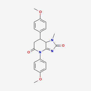 4,7-bis(4-methoxyphenyl)-1-methyl-7,7a-dihydro-1H-imidazo[4,5-b]pyridine-2,5(4H,6H)-dione