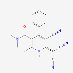 5-Cyano-6-(dicyanomethylidene)-NN2-trimethyl-4-phenyl-16-dihydropyridine-3-carboxamide