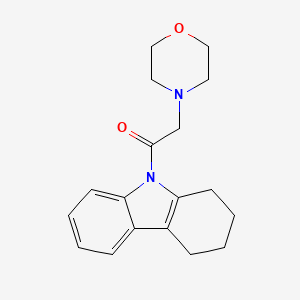 2-(morpholin-4-yl)-1-(1,2,3,4-tetrahydro-9H-carbazol-9-yl)ethanone