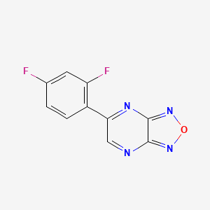 5-(2,4-Difluorophenyl)[1,2,5]oxadiazolo[3,4-b]pyrazine