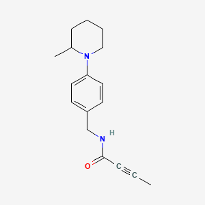 N-(4-(2-Methylpiperidin-1-yl)benzyl)but-2-ynamide