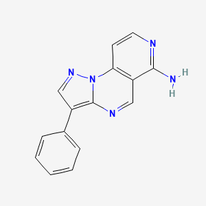 molecular formula C15H11N5 B14940827 3-Phenylpyrazolo[1,5-a]pyrido[3,4-e]pyrimidin-6-amine 