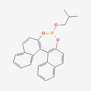 molecular formula C24H21O3P B1494084 (R)-Binaphthylisobutylphosphite 