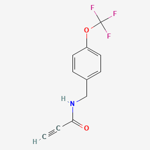 N-{[4-(Trifluoromethoxy)phenyl]methyl}prop-2-ynamide